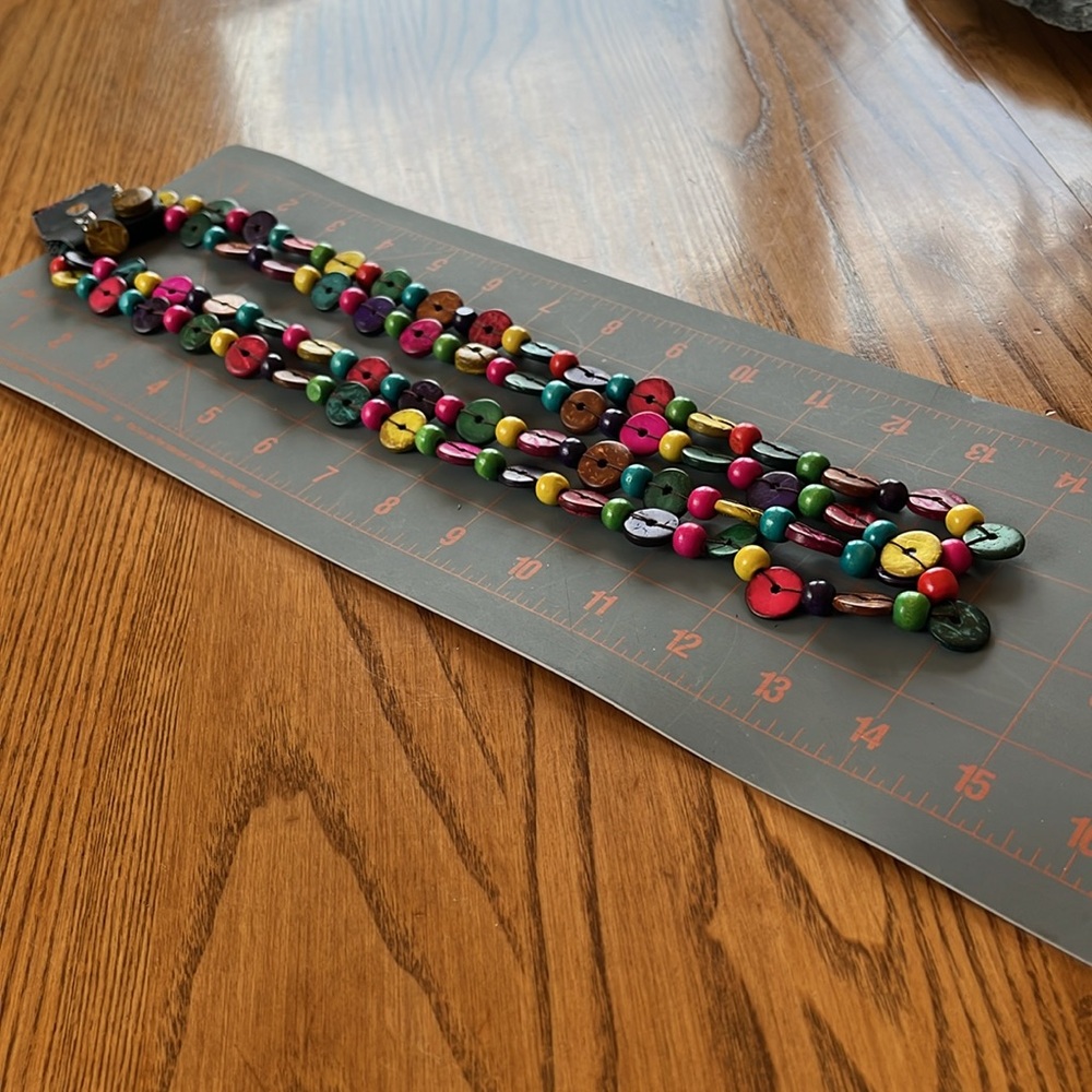 Paparazzi Long Colorful Beaded Necklace w earrings NIP 3/15 - Picture 15 of 16